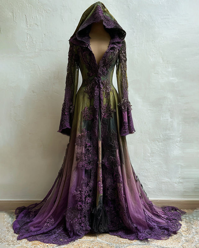 Giseabel Bohemian style  Gradient Lace Embroidered Evening Dress 0e2f