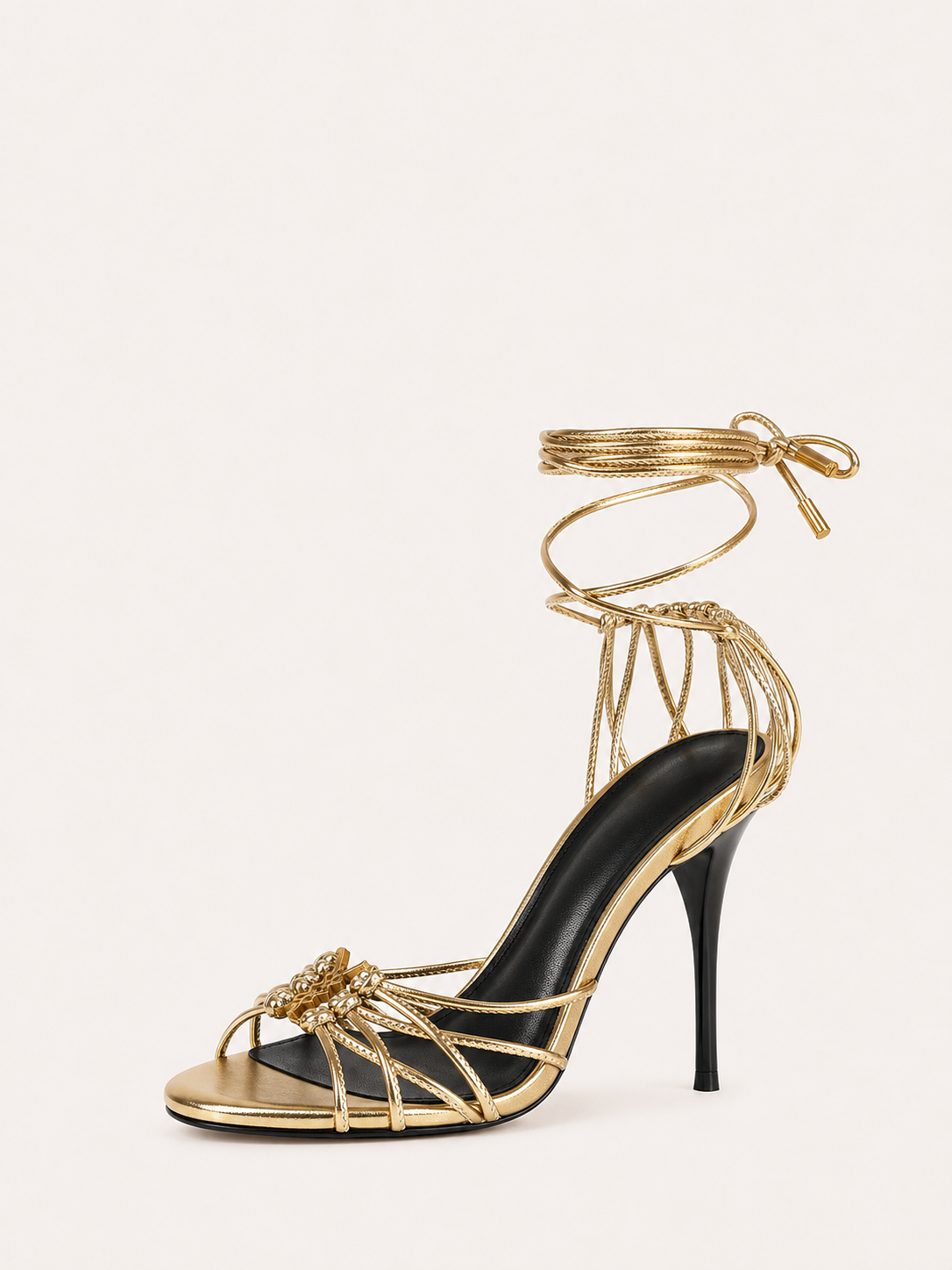 Strappy Lace Up High Heels Sandals