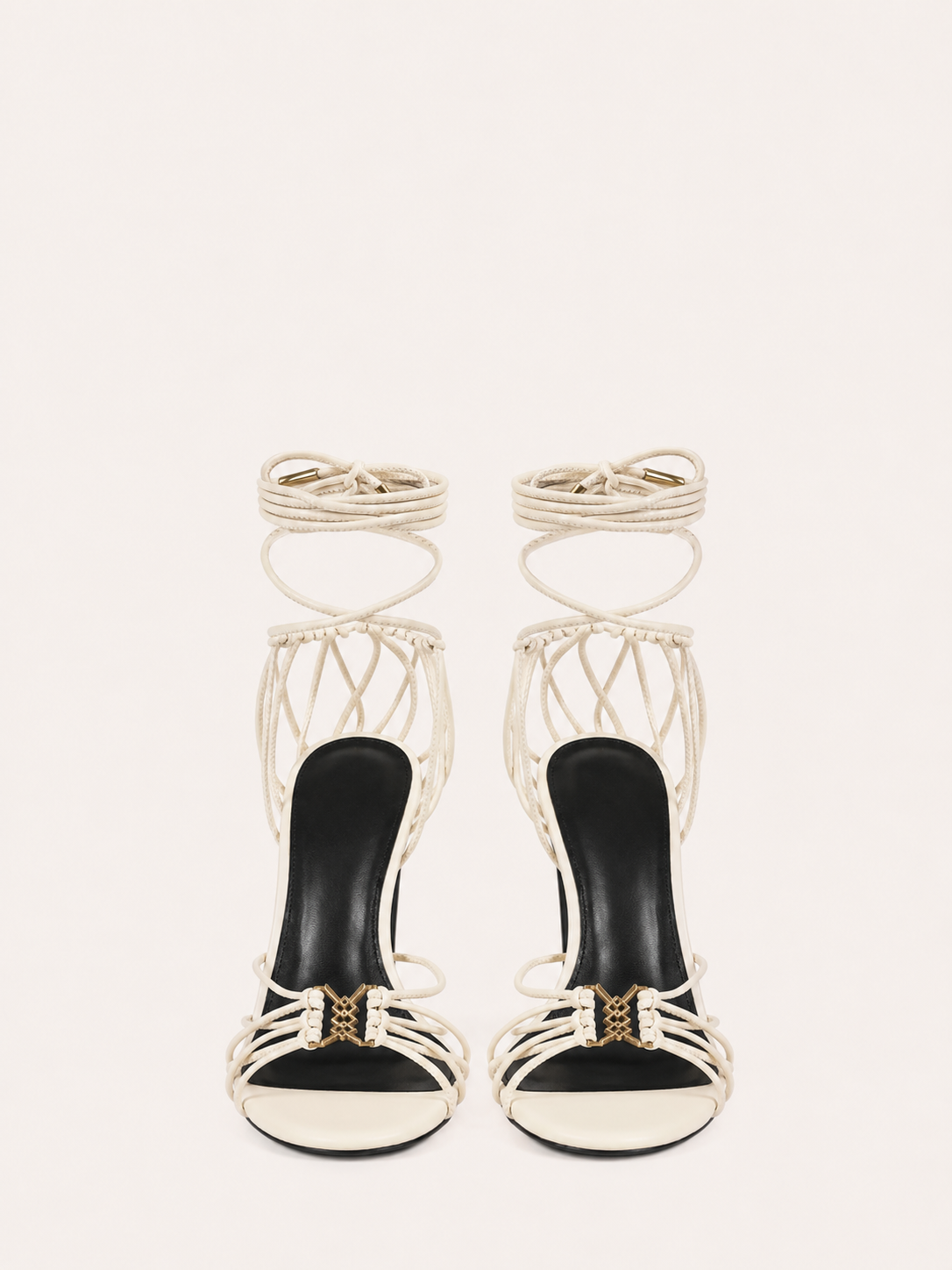 Strappy Lace Up High Heels Sandals