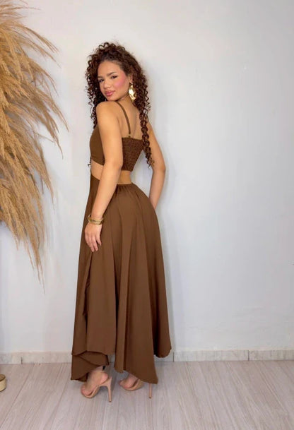 Women's Dress - Coffee